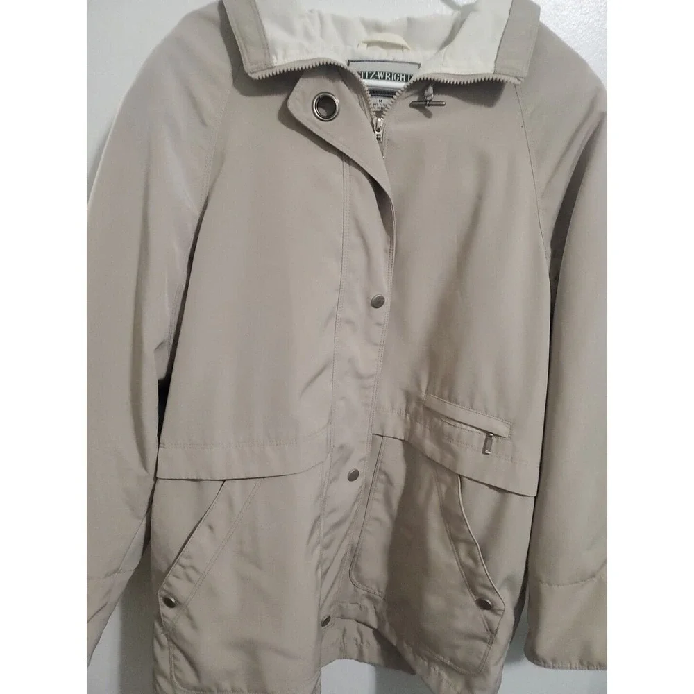 VTG Fitz-Wright New York London Paris Milan All Weather Trench Jacket Raincoat M - Picture 3 of 7